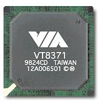 Chipset VIA KX133 (chip northbridge VT8371)