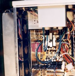 Detalle del interior del EK SpeedpluS, mostrando el sistema de refrigeracin